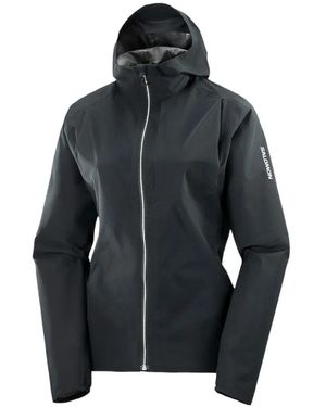 Salomon Hooded Zip-Up Jacket - Blue