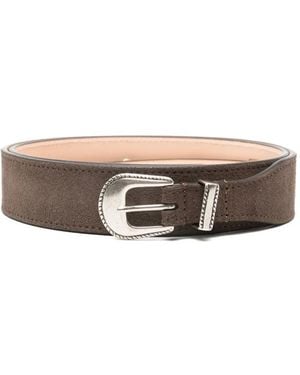 Paura Eduardo Buckle Belt - White