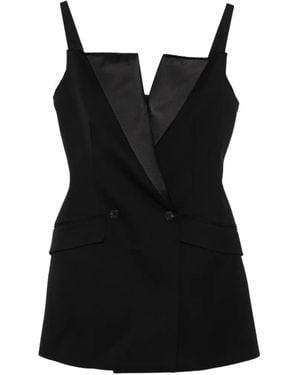 Givenchy Double-Breasted Mini Dress - Black