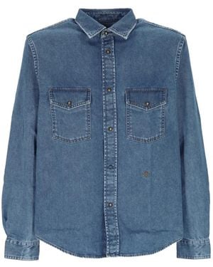 Jacob Cohen Pocket Embroidered Shirt - Blue