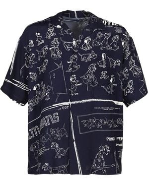 PORTER CLASSIC Camisa 101 Dalmatians Aloha De X Disney - Azul