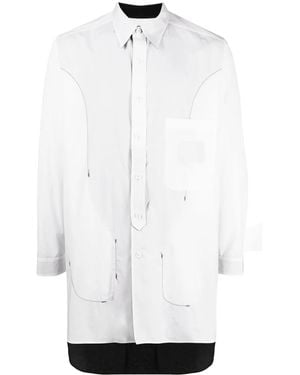 Yohji Yamamoto Reversible Cotton Shirt - White