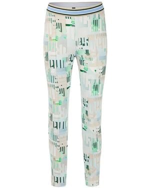 Marc Cain Sofia Patterned Leggings - Green
