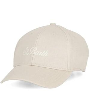 MC2 Saint Barth Logo-Embroidered Baseball Cap - White