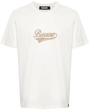 Barrow Logo-Print T-Shirt - White
