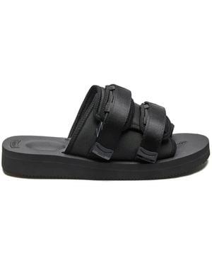 Suicoke Moto Strap-Detail Sandals - Black