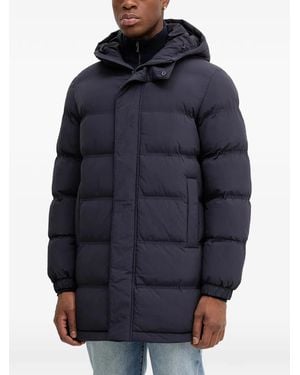 Marc O' Polo Padded Hooded Coat - Blue