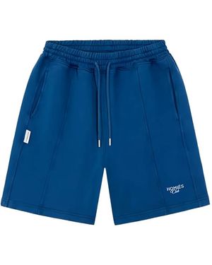 Homies Marbella Drawstring Panelled Shorts - Blue