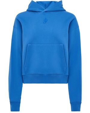 JW Anderson ロゴ パーカー - ブルー