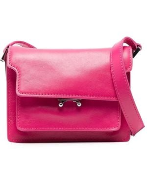 Marni Trunk Schultertasche - Pink