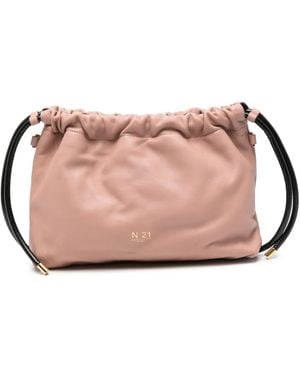 N°21 Schultertasche Mit Raffung - Pink