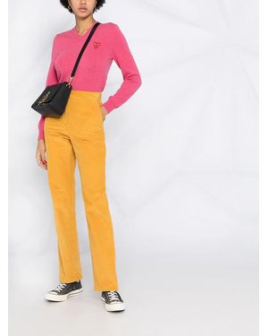 COMME DES GARÇONS PLAY ハート Vネック トップ - ピンク