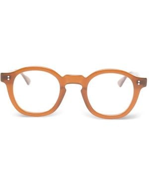 Lesca Gafas Mose Con Montura Redonda - Marrón
