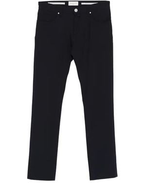 Jacob Cohen Logo-Patch Trousers - Black