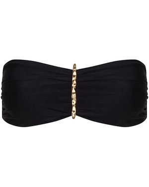 Lenny Niemeyer Klassisches Bandeau-Bikinioberteil - Schwarz