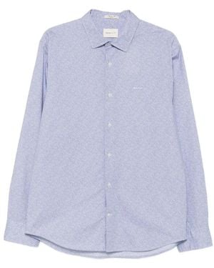 GANT Camicia A Fiori A Maniche Lunghe - Viola