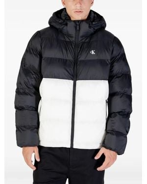 Calvin Klein Hooded Padded Jacket - Black
