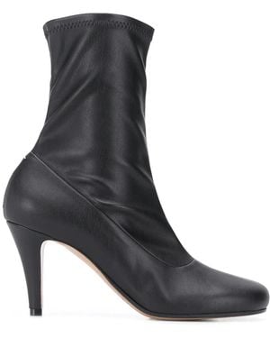 Maison Margiela Leather Sock Boots - Black