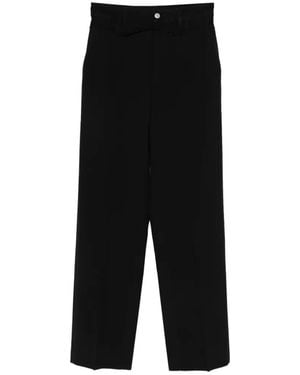 MM6 by Maison Margiela High-Waisted Trousers - Black