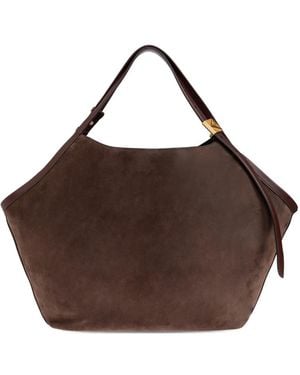 Kate Spade Large Deco Suede Tote Bag - Brown