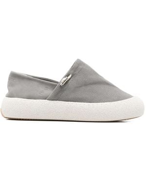 Santha Baskets À Design Sans Lacets - White