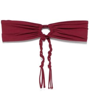 Jil Sander Tangle Bikini Top - Red