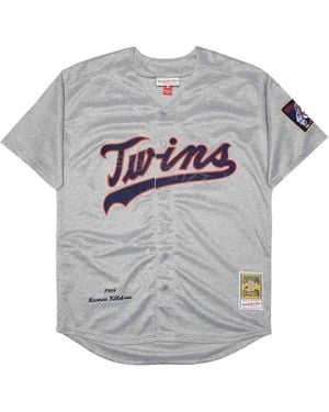 Mitchell & Ness Mlb 1969 Harmon Killebrew Twins Jersey - Grey