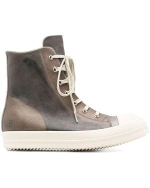 Rick Owens ハイカット スニーカー - ブラウン