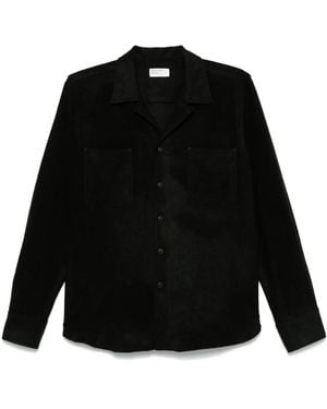 Universal Works Felted-Finish Shirt - Black