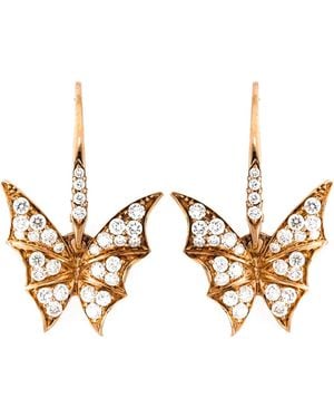 Stephen Webster 18Kt Rotgoldohrringe Mit Diamanten - Mettallic