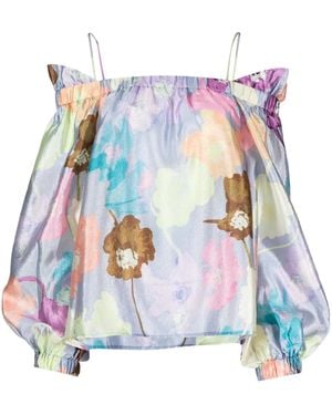 Stine Goya Stefanie Filigran Bluse - Blau