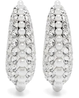 Swarovski Sublima Drop Earrings - White