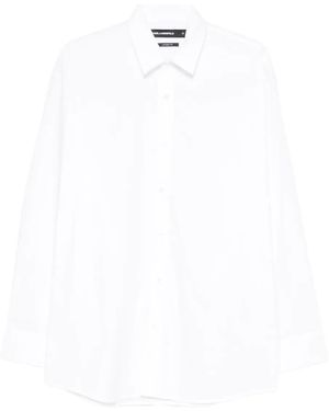 KARL LAGERFELD Logo-Patch Shirt - White