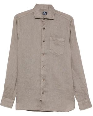 Truzzi Chest-Pocket Shirt - Grey