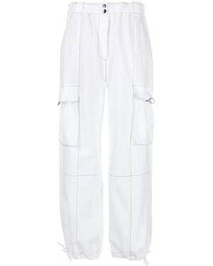Brunello Cucinelli ハイウエスト カーゴパンツ - ホワイト