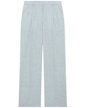 Lardini Pleated Tailored Trousers - Blue