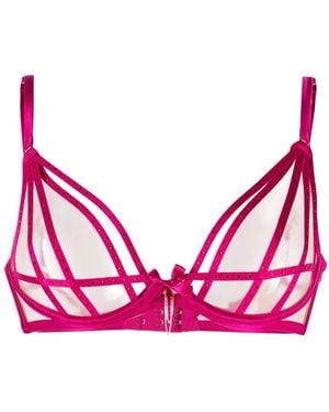 Agent Provocateur Rubi ビジュートリム ブラ - ピンク