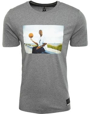 Nike Sportswear A13 "He Got Game" Jesus T-Shirt - Grey