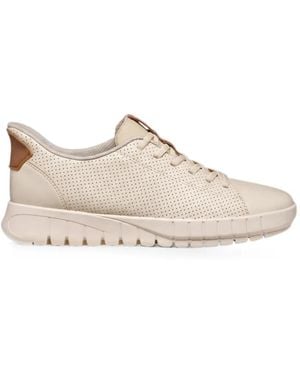 Geox Flextride Plus Perforated Slip-On Sneakers - Blanc