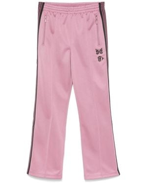 Needles Logo-Print Track Pants - Pink