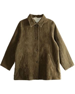 Casey Casey Soleil Button-Front Collared Jacket - Green