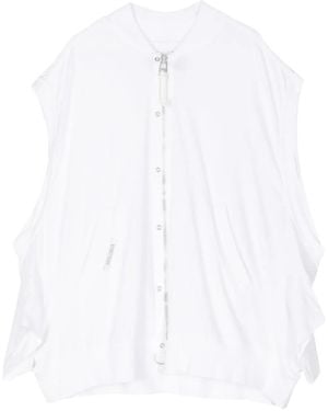 Undercover Zip-Up Vest - White