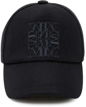 Max Mara Cappello Da Baseball Con Logo - Blu