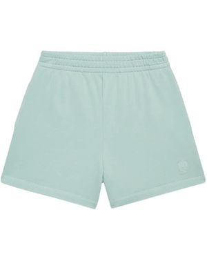 Anine Bing Short Kam À Logo Brodé - Green