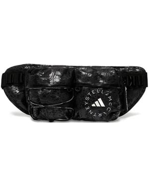 adidas X Stella Mccartney Logo-Print 2.8 L Belt Bag - Black