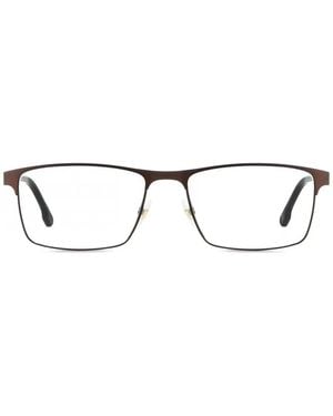 Carrera Rectangle-Frame Glasses - Brown