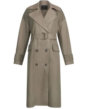 Liu Jo Double-breasted Belted Trench Coat - ナチュラル