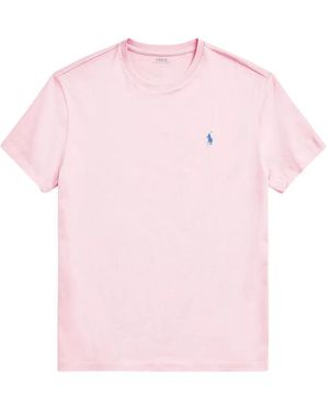 Polo Ralph Lauren Embroidered-Logo T-Shirt - Pink
