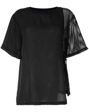 Haculla Sheer Short-Sleeve T-Shirt - Black