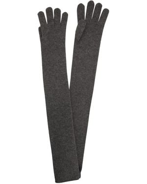 Max Mara Timor Long Gloves - Black